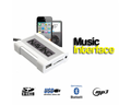 iPod/USB/SD/AUX interface Div. modellen Peugeot- Citroën met12-pins changer conn (RD4 CAN-BUS)