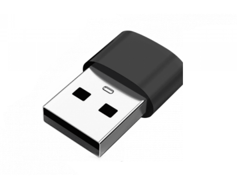 Kabeladapter USB-C f - USB-A m - kleur zwart afbeelding 2