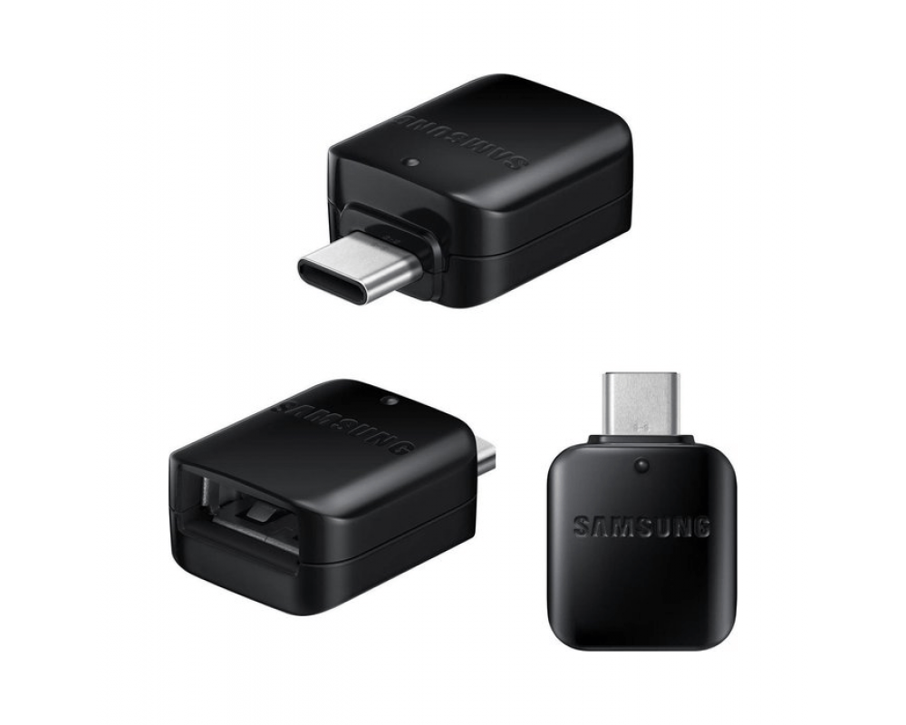 Kabeladapter USB-A f - USB-C m -  kleur zwart afbeelding 2