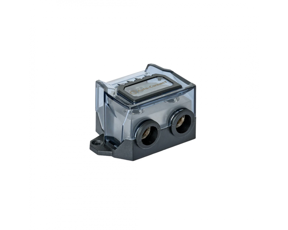 Auto-Connect 53mm/0GA dist block 1 in 2 out