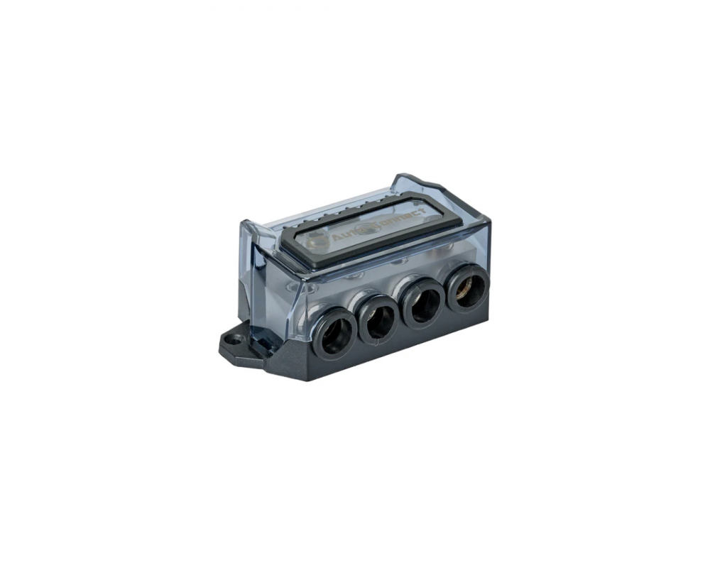 Auto-Connect 53mm/0GA dist block 2 in 4 out