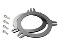 Zeer stabiele universele metalen BMW speakerring 80 mm