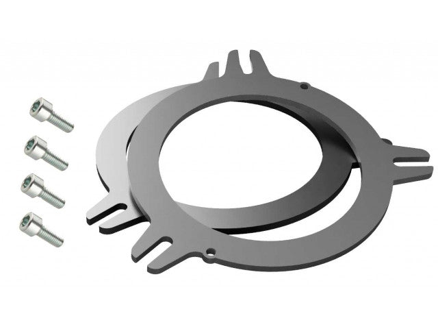 Zeer stabiele universele metalen BMW speakerring 80 mm afbeelding 3