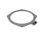 Zeer stabiele universele metalen BMW speakerring 200 mm afbeelding 2