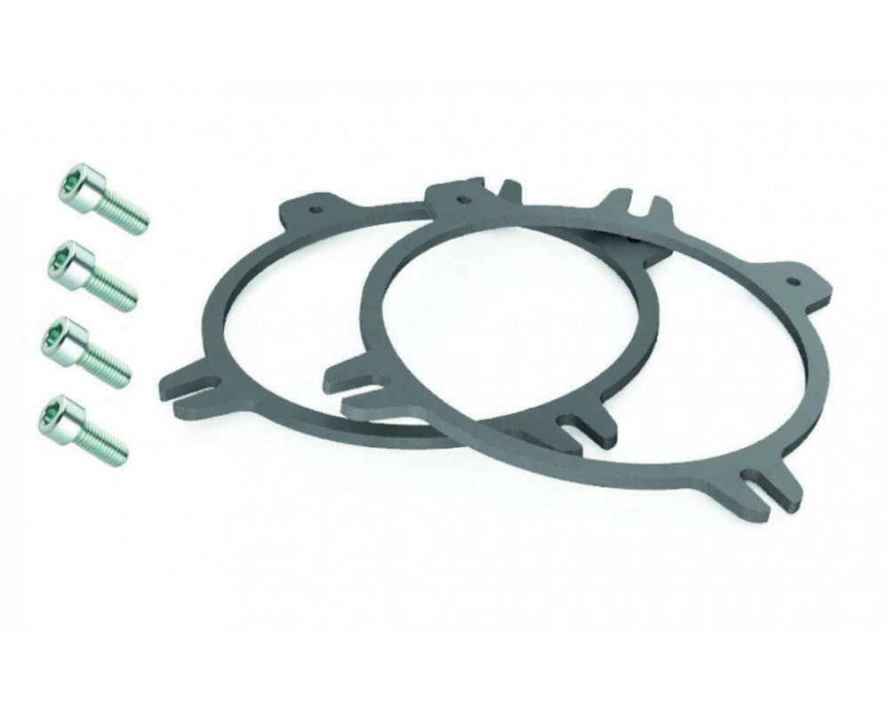 Zeer stabiele universele metalen BMW speakerring 100 mm afbeelding 2