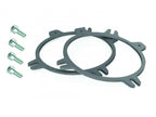 Zeer stabiele universele metalen BMW speakerring 100 mm afbeelding 3