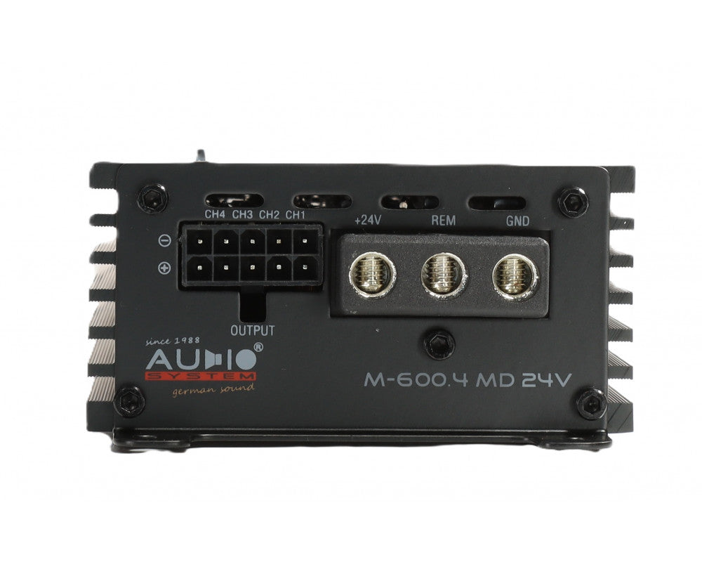 M-SERIES 4-Kanaals MINI-digitale-versterker 24V