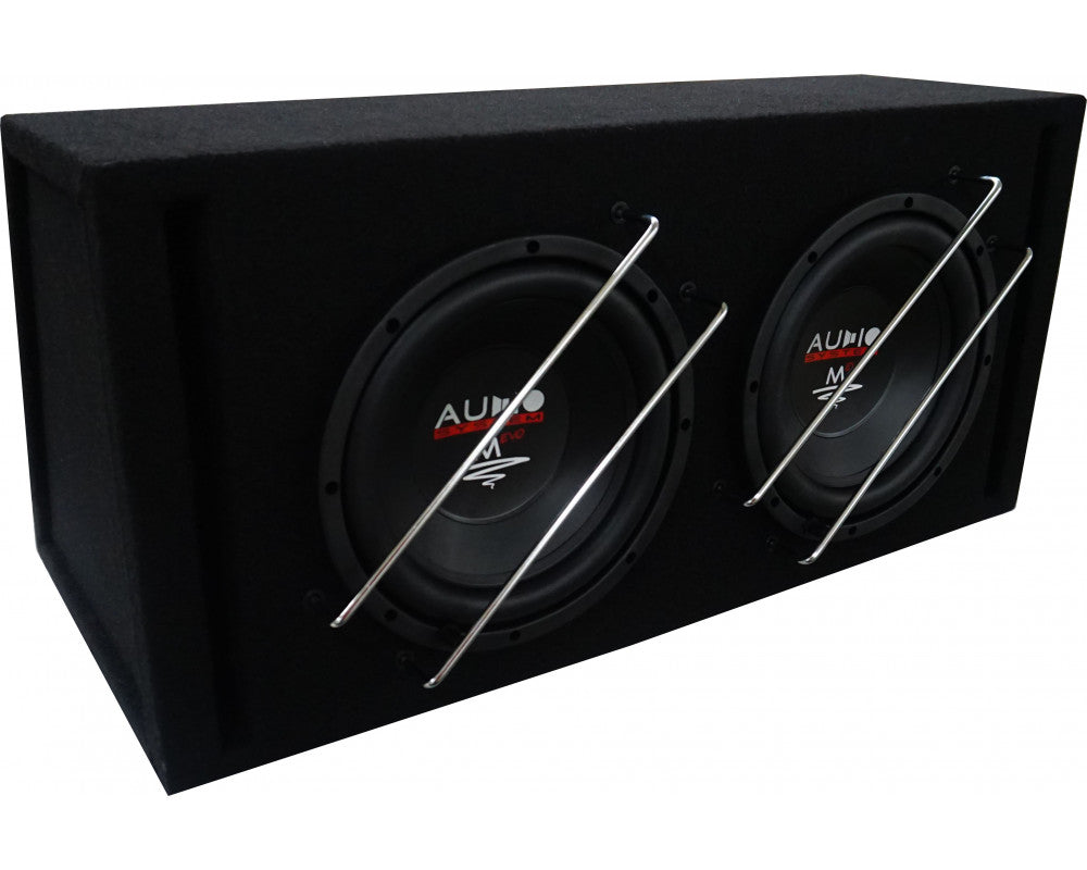 M-Serie EVO HIGH EFFICIENT Subwoofer 2x30 liter box met  BR10-2 + 2x M10 EVO 2x400/300 watt afbeelding 2