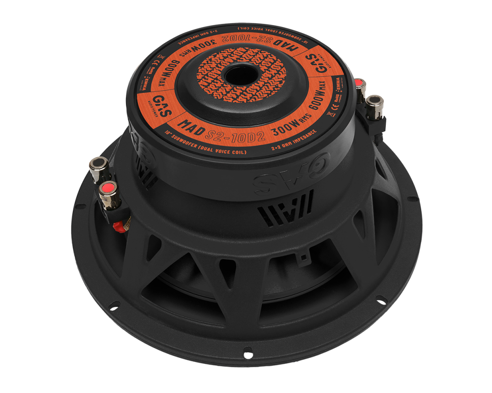 GAS MAD Level 2 Subwoofer 10" 2x2 Ohm afbeelding 8