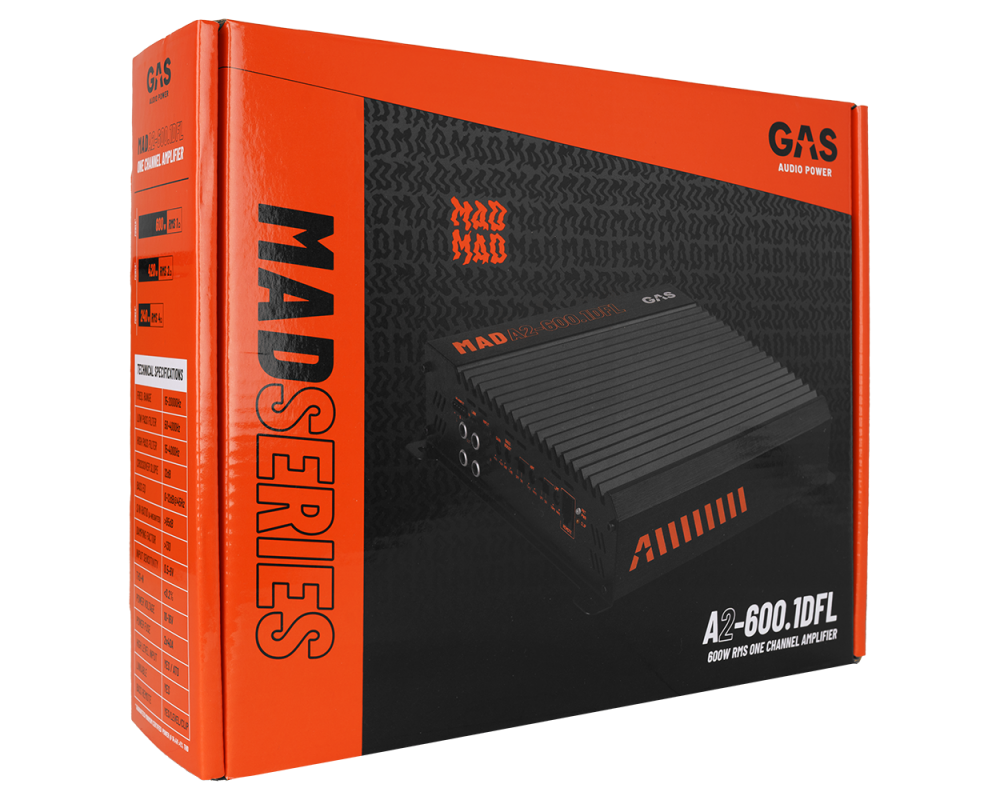 GAS MAD Level 2 Mono amplifier afbeelding 4