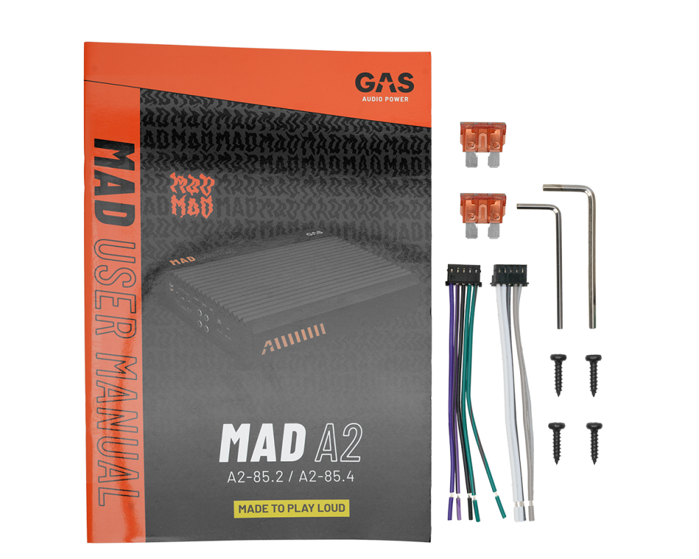 GAS MAD Level 2 Four Channel amplifier afbeelding 6