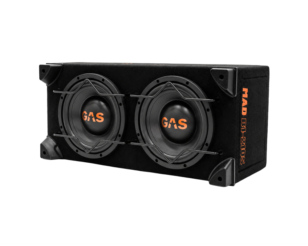 Gas Audio Power - GAS MAD B1-210S dubbele 10-inch subwooferbehuizing - Subwoofers