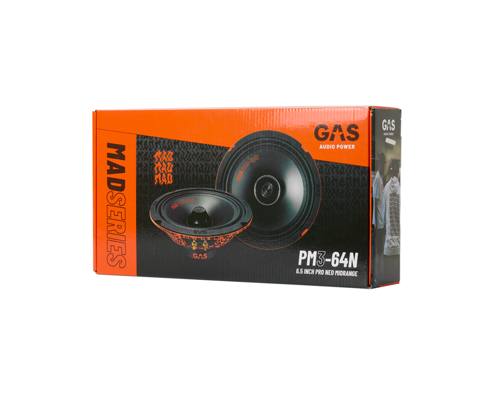 Gas Audio Power - GAS MAD PM3-64N 6,5-inch middentoner met neodymiummagneet - Speakers - afbeelding 9