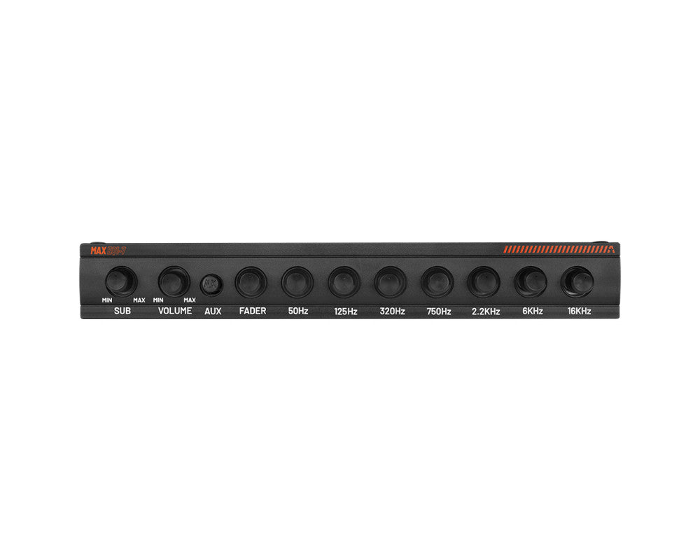 GAS MAX ½DIN 7-band EQ, 6V Pre-Outs afbeelding 4