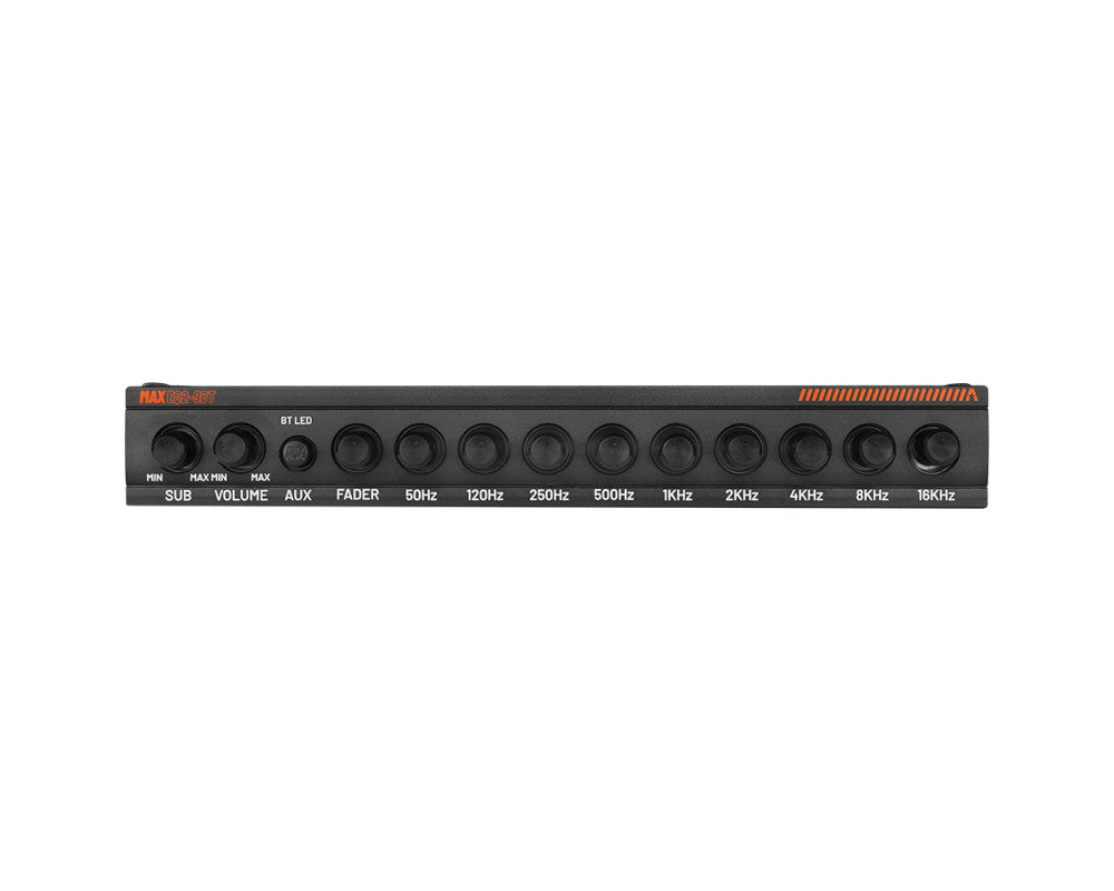 GAS MAX ½DIN 9-band EQ with Bluetooth, 6V Pre-Outs afbeelding 4
