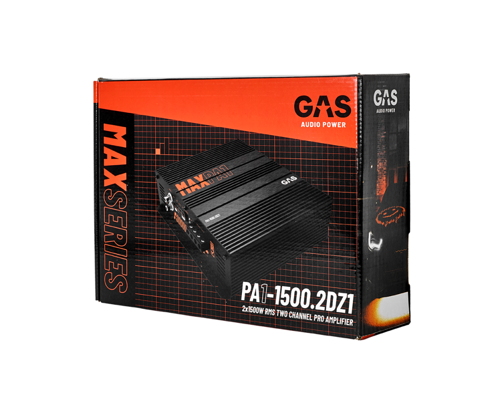 GAS MAX Level PA1 Two Channel amplifier 2x1500W 1Ohm afbeelding 10