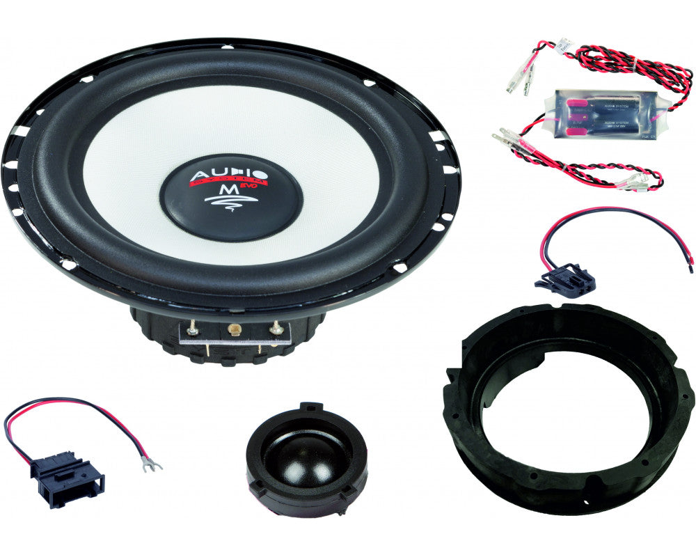 M-SERIE Speciaal Front System 165mm 2-way Seat Arosa/ Mii - VW Lupo/ up - Skoda Citigo Compo System afbeelding 2