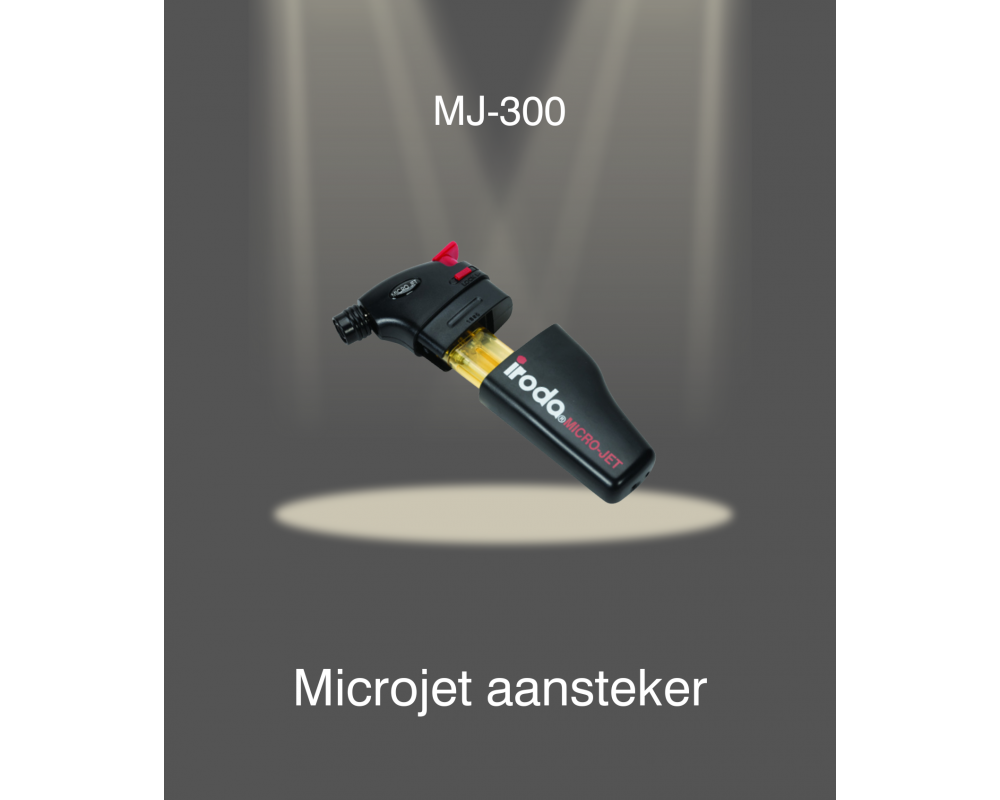 Iroda MJ-300 compacte microjet aansteker met micro vlam, voor oa solderen en krimpen