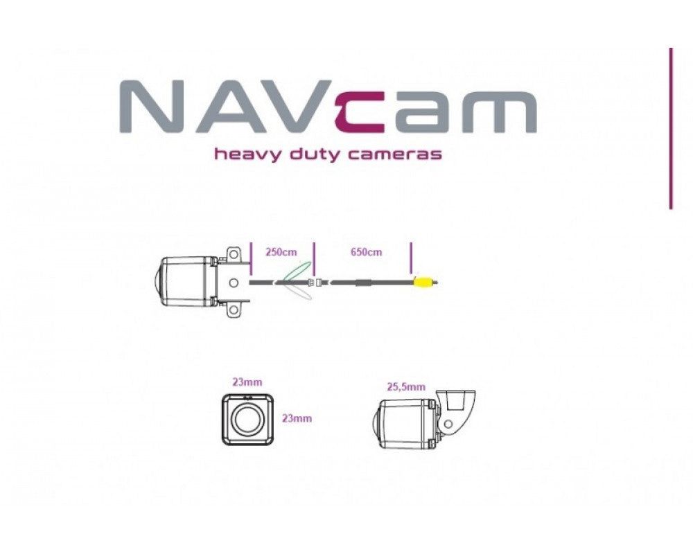 Heavy duty mini bracket HD camera; 1280*960; 150?; NTSC; IP69K; WDR