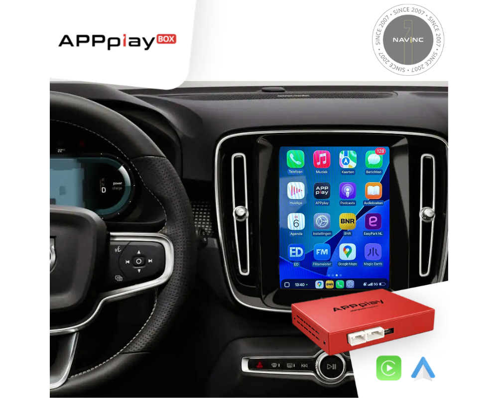 APPplay BOX_Volvo Sensus 9inch CARplay & Android Auto set