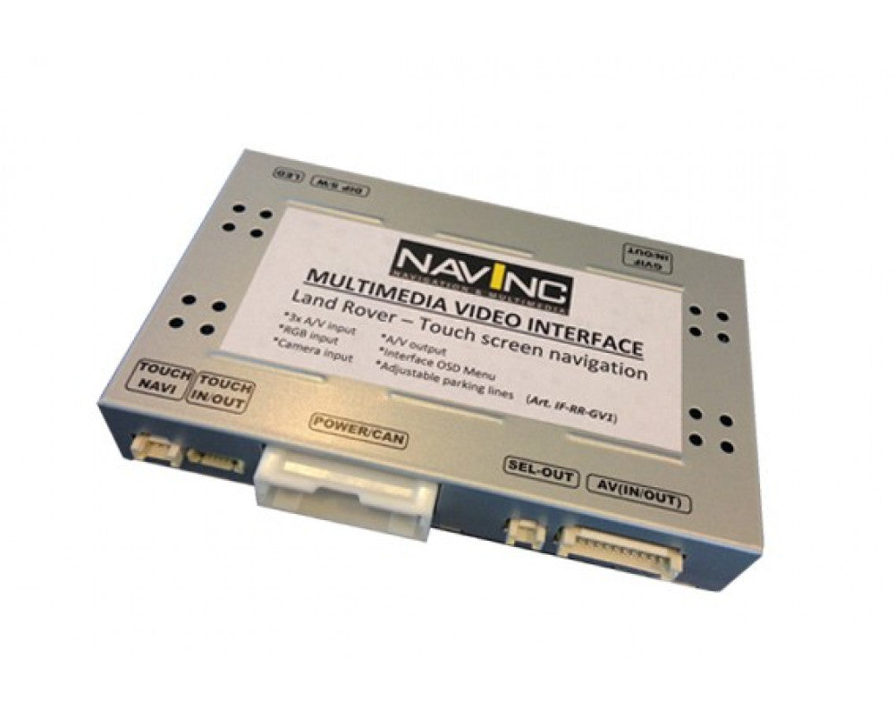 Multimedia 3x A/V interface + CAM + RGB input + A/V output Range Rover with Touchscreen