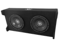 DLS 2x8" / 2500mm Slim Subwoofer Kist (Downfire)