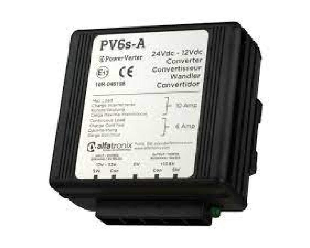 Omvormer PV6s-A 24V -> 12V Continue 6A / Periodiek 10A Dual Output non-isolated