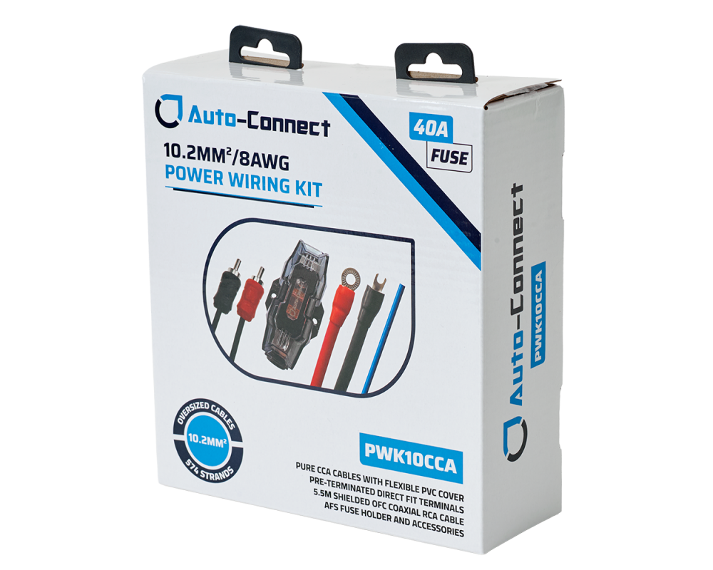 Auto-Connect Pure CCA Wiring Kit 10.2mm²