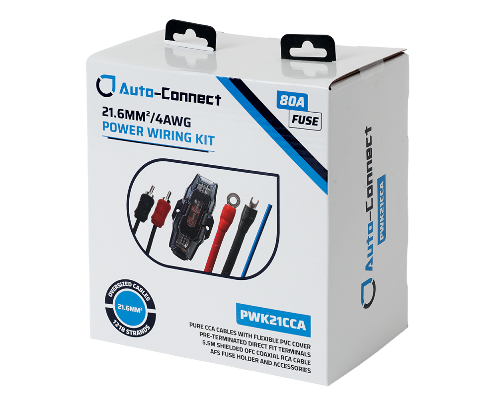 Auto-Connect Pure CCA Wiring Kit 21.6mm²
