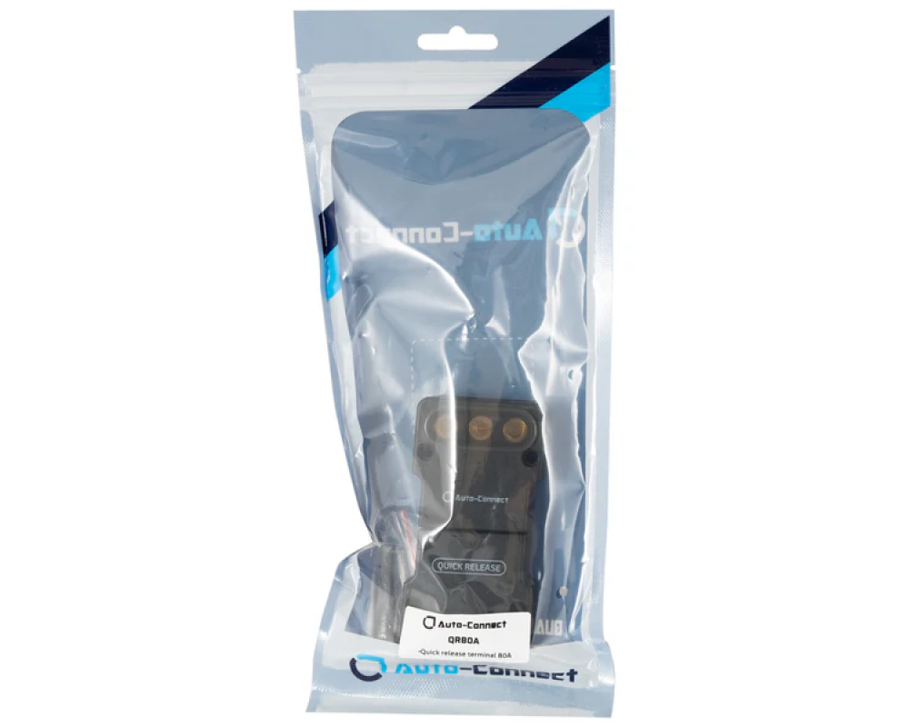 Quick release terminal, max 80A, tot 10mm2 kabel