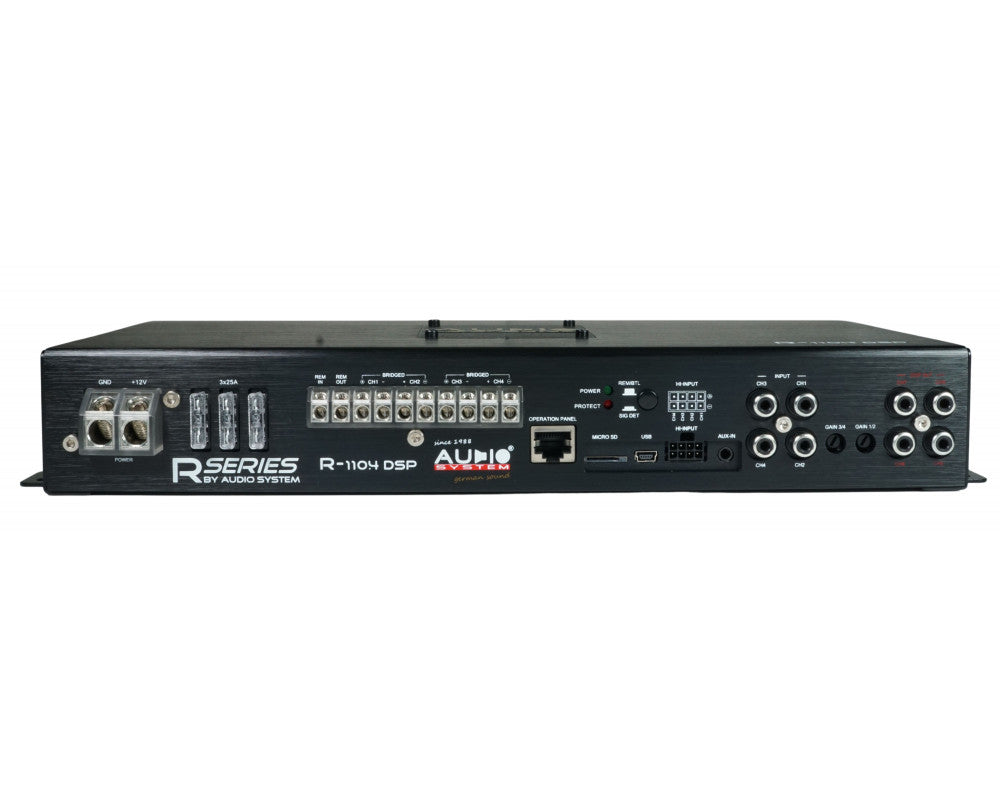 AUDIO SYSTEM DSP-SERIE 4-kanaals versterker (met 8-kanaals HIGH-POWER DSP en BT) afbeelding 4