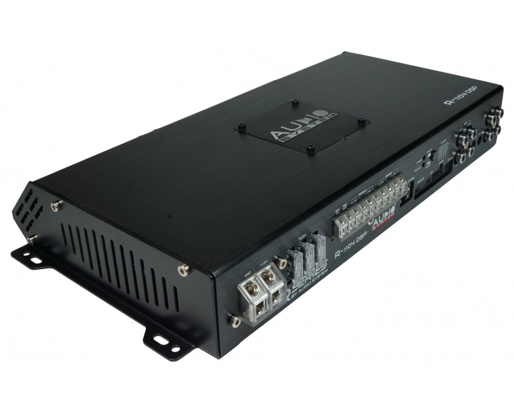 AUDIO SYSTEM DSP-SERIE 4-kanaals versterker (met 8-kanaals HIGH-POWER DSP en BT)