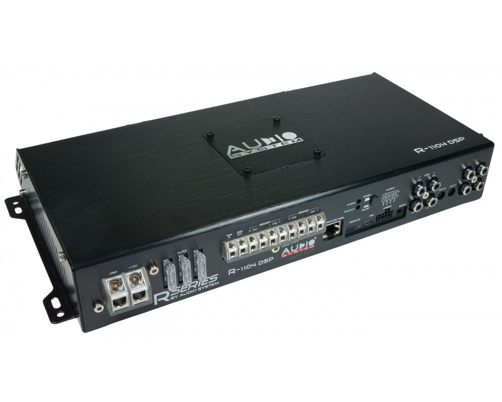 AUDIO SYSTEM DSP-SERIE 4-kanaals versterker (met 8-kanaals HIGH-POWER DSP en BT)