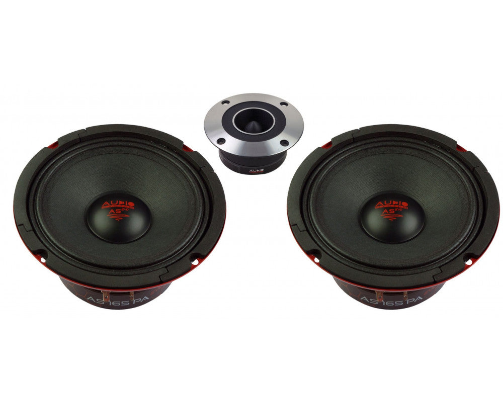Audio System - RADION-SERIES 2-Weg dubbel Systeem. 165mm 2-weg PURE DYNAMIC Composet.