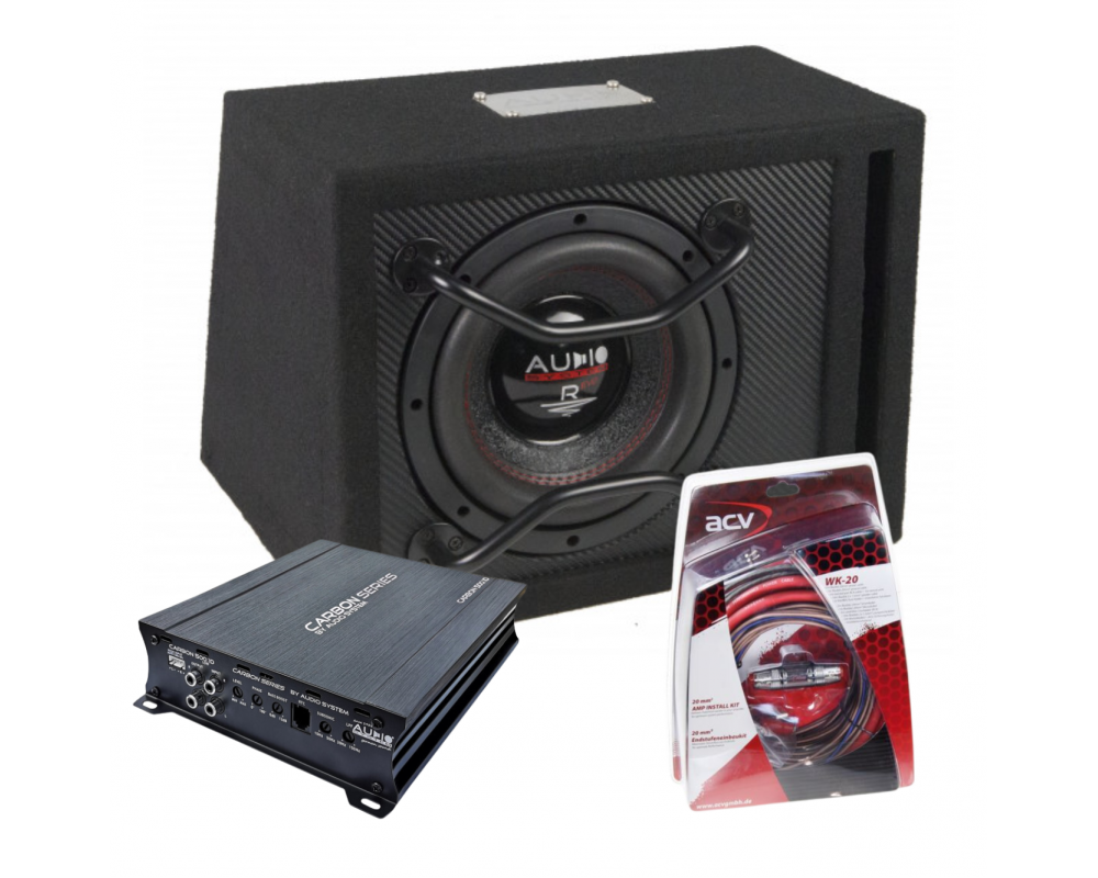 AUDIO SYSTEM Subwoofer set R08 EVO BR + CARBON-500.1D + WK-20 afbeelding 2