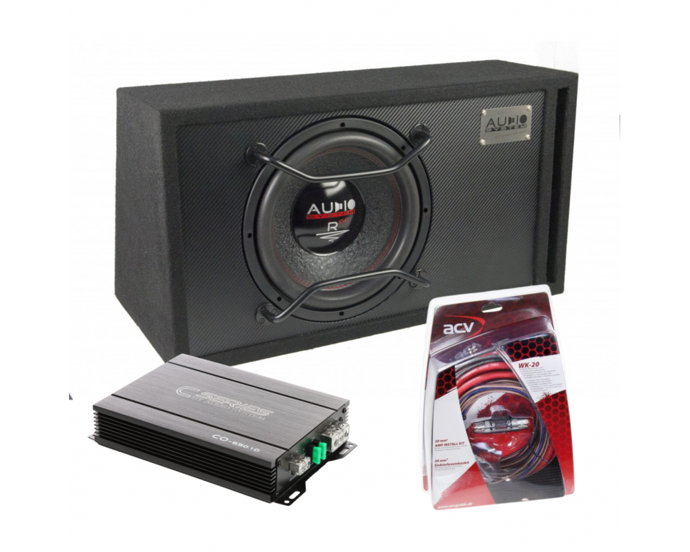AUDIO SYSTEM Subwoofer set R12 EVO BR + CO-650.1D + WK-20 afbeelding 2