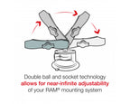 RAM® X-Grip® middelgroot telefoonhouder met RAM® Twist-Lock™ Zuignap