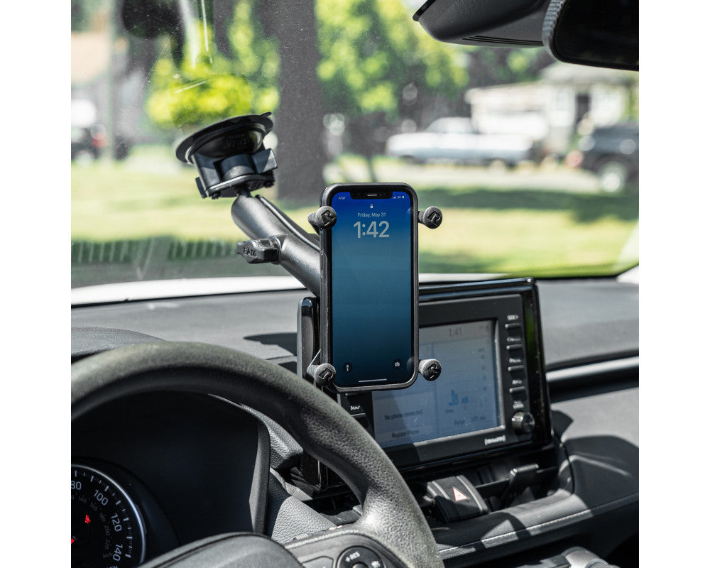 RAM® X-Grip® middelgroot telefoonhouder met RAM® Twist-Lock™ Zuignap