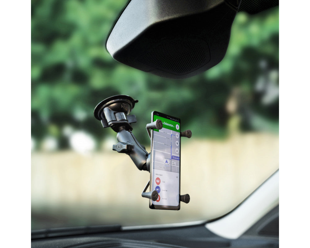 RAM® X-Grip® middelgroot telefoonhouder met RAM® Twist-Lock™ Zuignap