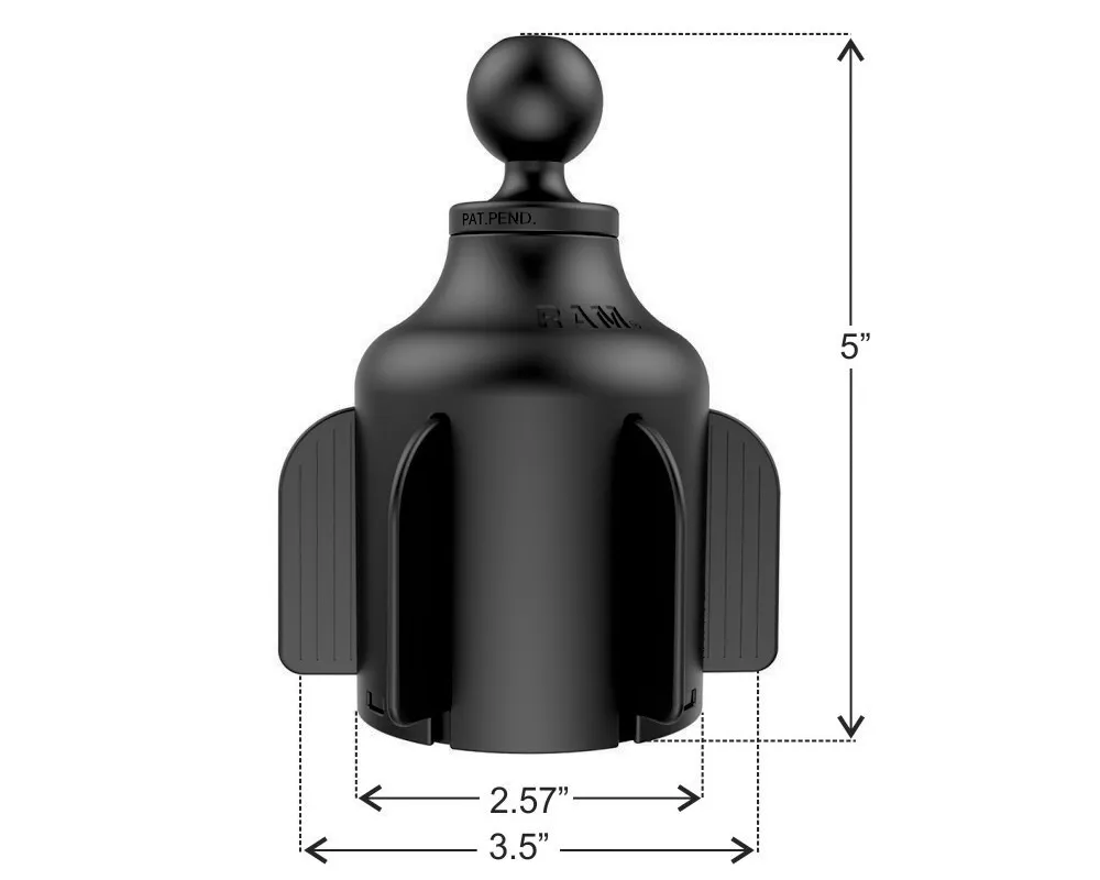 RAM® Stubby™ Cup Houder Bal Basis