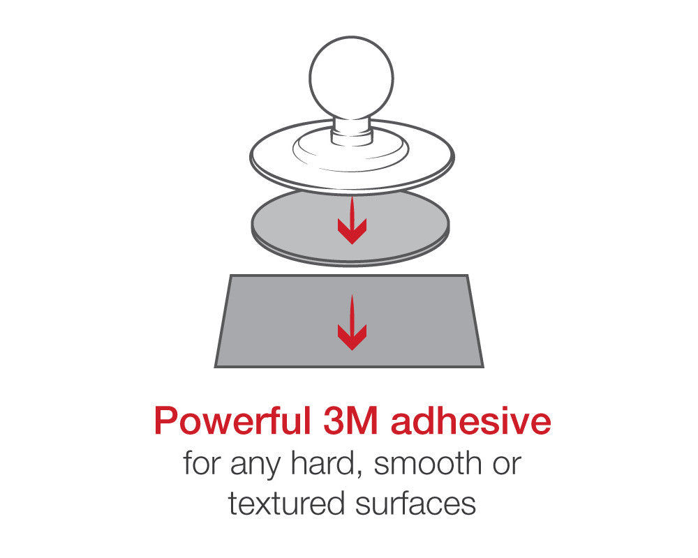 RAM® X-Grip® Large Phone Mount with Flex Adhesive Base