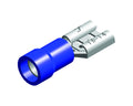 kabelschoen 5stuks 2.8x0.8 blauw in blister