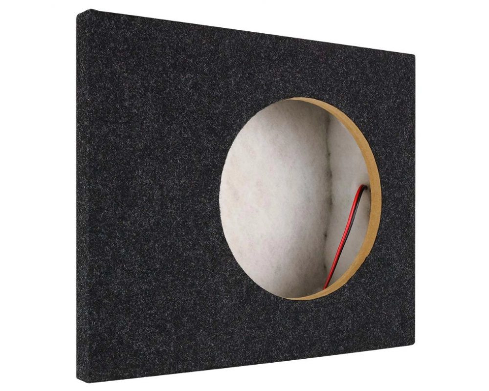 10" pasklare subwoofer kist voor Scania CR20, 17 Liter, 12&19 mm MDF