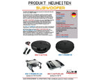 Audio System - 28 cm reservewiel subwoofer in aluminium behuzing met interne monoversterker + SW11 MOUNTING KIT - Subwoofers