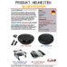28 cm reservewiel subwoofer in aluminium behuzing met interne monoversterker + SW11 MOUNTING KIT afbeelding 5