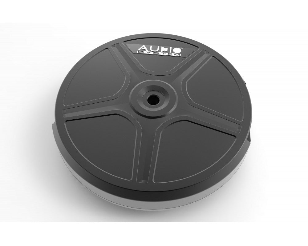 Audio System - 28 cm reservewiel subwoofer in aluminium behuzing met interne monoversterker + SW11 MOUNTING KIT - Subwoofers