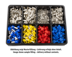 PROline Werkplaatskast assortiments bak, 8 vakken - inleg tray ten behoeve lade 335x238x45mm