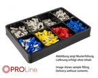 PROline Werkplaatskast assortiments bak, 8 vakken - inleg tray ten behoeve lade 335x238x45mm