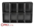 PROline Werkplaatskast assortiments bak, 8 vakken - inleg tray ten behoeve lade 335x238x45mm