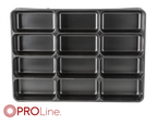 PROline Werkplaatskast assortiments bak, 12 vakken - inleg tray ten behoeve lade 335x238x45mm